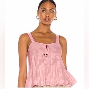 Karina Grimaldi Melanie Jaquard Cami in mauve size M 148$ revolve spring boho